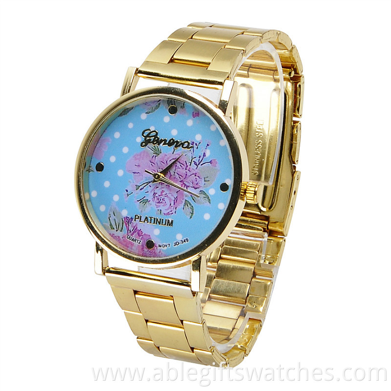 flower alloy watch